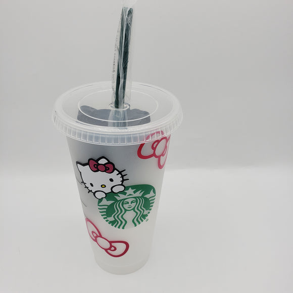 24 oz Hello kitty Starbucks Cup/Tumbler